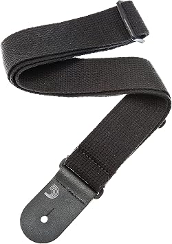 Planet Waves Cotton Guitar Strap - Black
