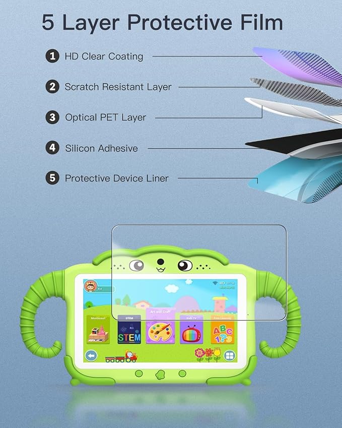 Protector de Pantalla para okulaku ZIDS701 Tablet 7 pulgadas 9H miniatura 3