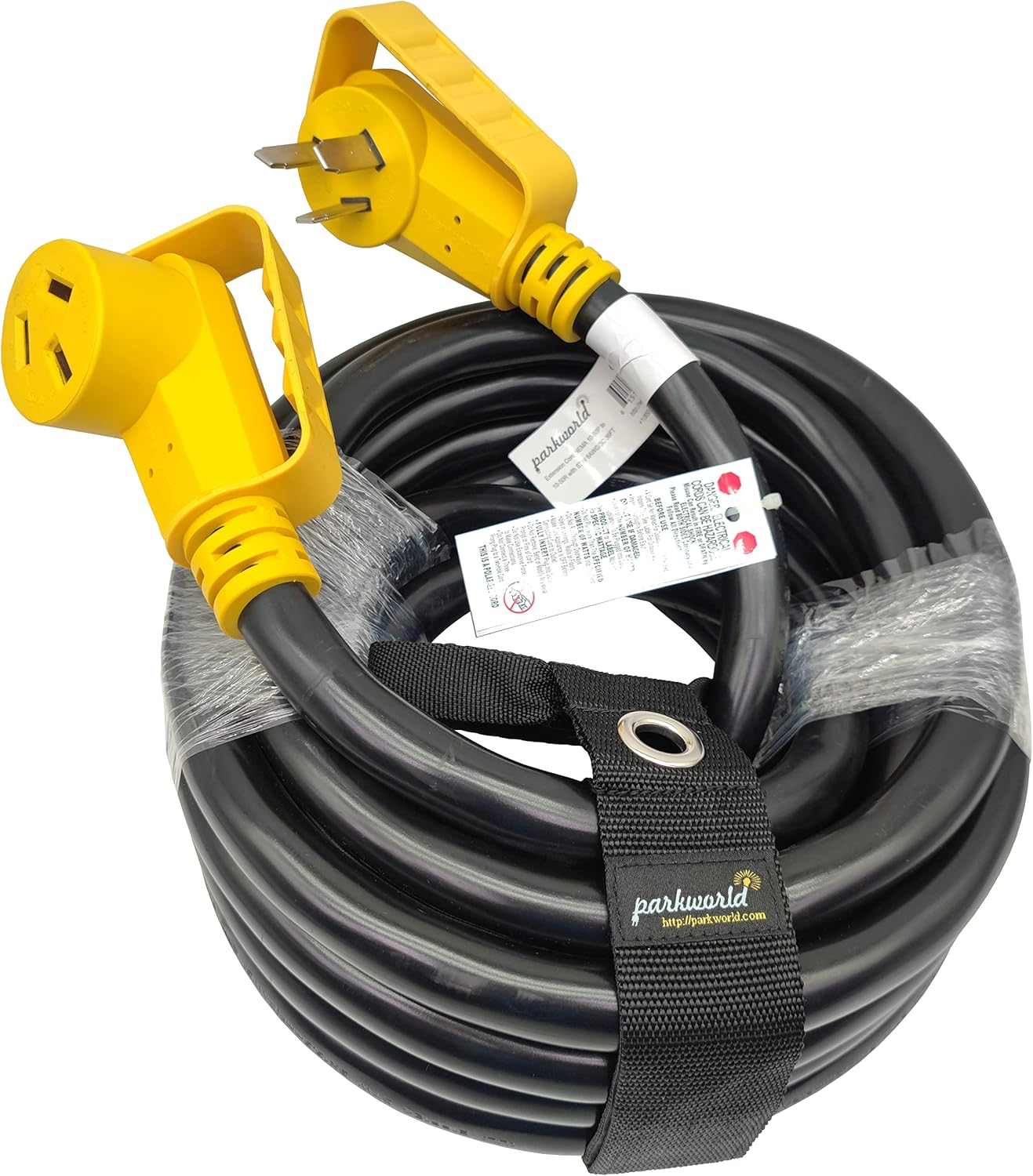 Parkworld NEMA 10-50 Extension Cord for Industrial Range, Stove, Oven and EV Charger, 3-Prong, 6 Gauge, 6 AWG/3C, 50 AMP, 250 Volts, 12500 Watts (36FT)