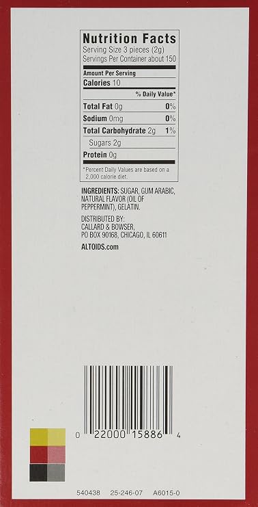 Altoids Peppermint Mints - 1.76 Ounce (Pack of 6)
