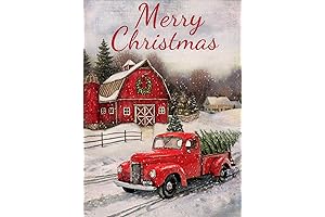 Merry Christmas Garden Flag | Small Christmas Flags For Outside