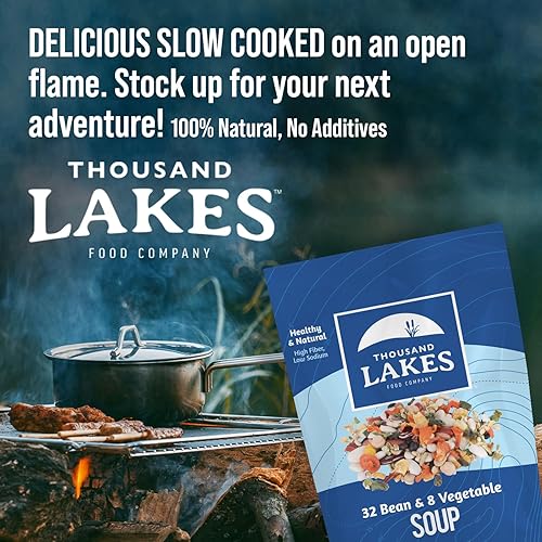 Miniatura 6 de Thousand Lakes Mezcla de sopa seca de 32 frijoles y 8 verduras, a granel, 5 libras, baja en sodio, sin grasa, alta fibra, más de 100 porciones,