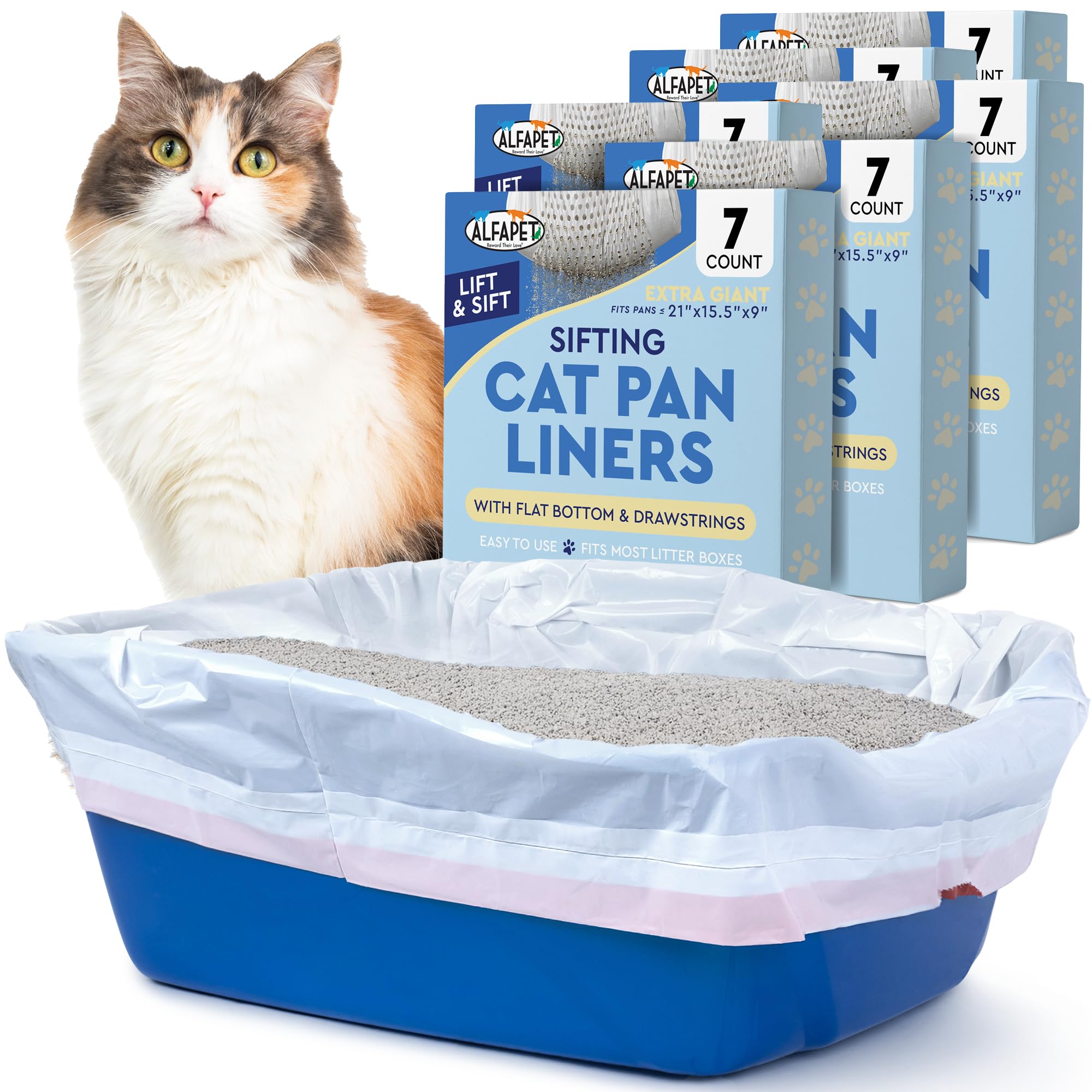 Jumbo Sifting Litter Box Liners Alfapet Original Sifting Liners