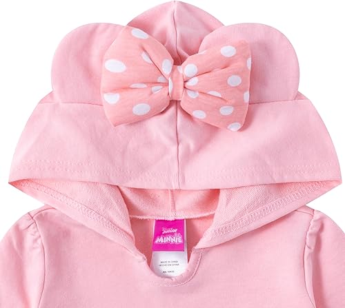 Miniatura 3 de Disney Minnie Mouse - Conjunto de sudadera con capucha y pantalones para bebés y niños pequeños