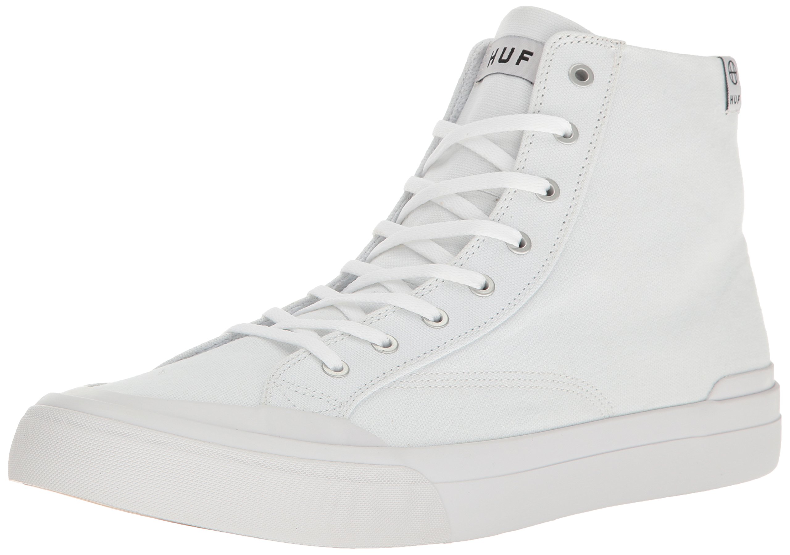 HUFMen's Classic HI Ess TX Skateboarding Shoe, White, 8 US/8 M US