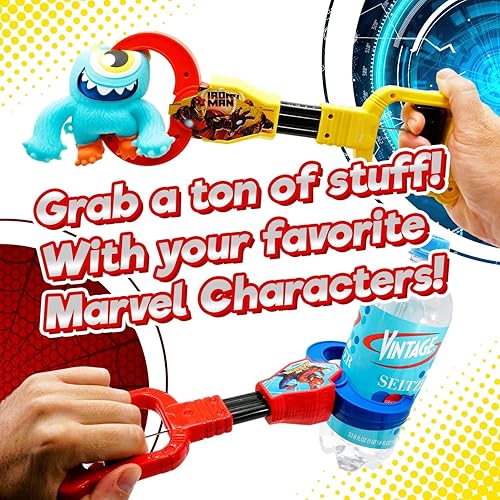 Miniatura 8 de JA-RU Marvel Avengers - Juguete agarrador de garras de Iron Man para niños (paquete de 1) Herramienta de recogida de garras de robot de 12.5