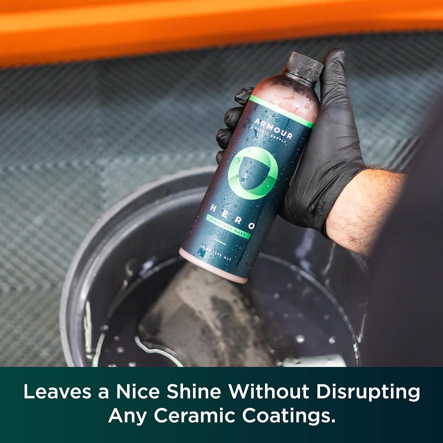 Armour Detail Supply HERO Rinseless Car Wash - Eco-Friendly Alternative to Soap Car Washes, Safe on all Vehicles, Deep Cleaning - 16 Oz - Image 2