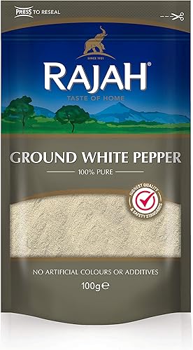 Rajah Ground White Pepper (100g)