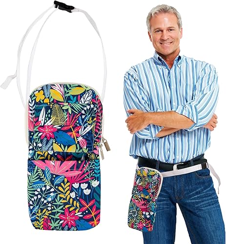 Miniatura 7 de Soporte para bolsa de drenaje de orina, fundas para bolsas de catéter con correa ajustable para la cintura y cubierta de tubo de catéter, funda para