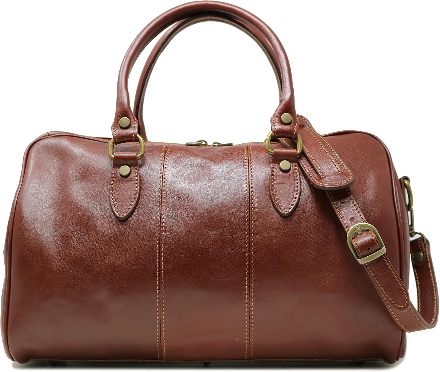 Floto Venezia Mini Leather Duffle Bag Handbag Carryon Crossbody