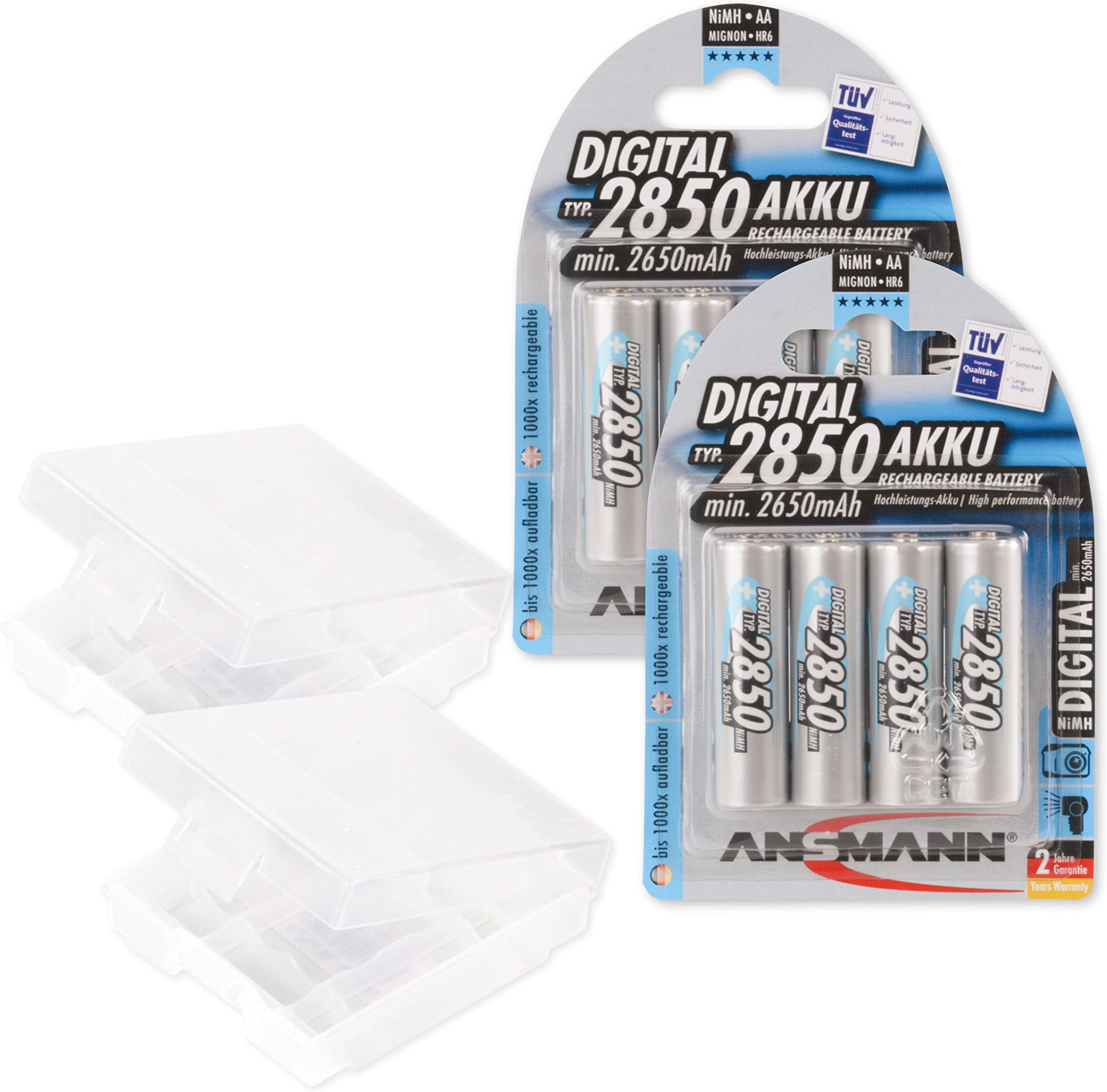 Ansmann NiMH Rechargeable AA Battery 2850mAh
