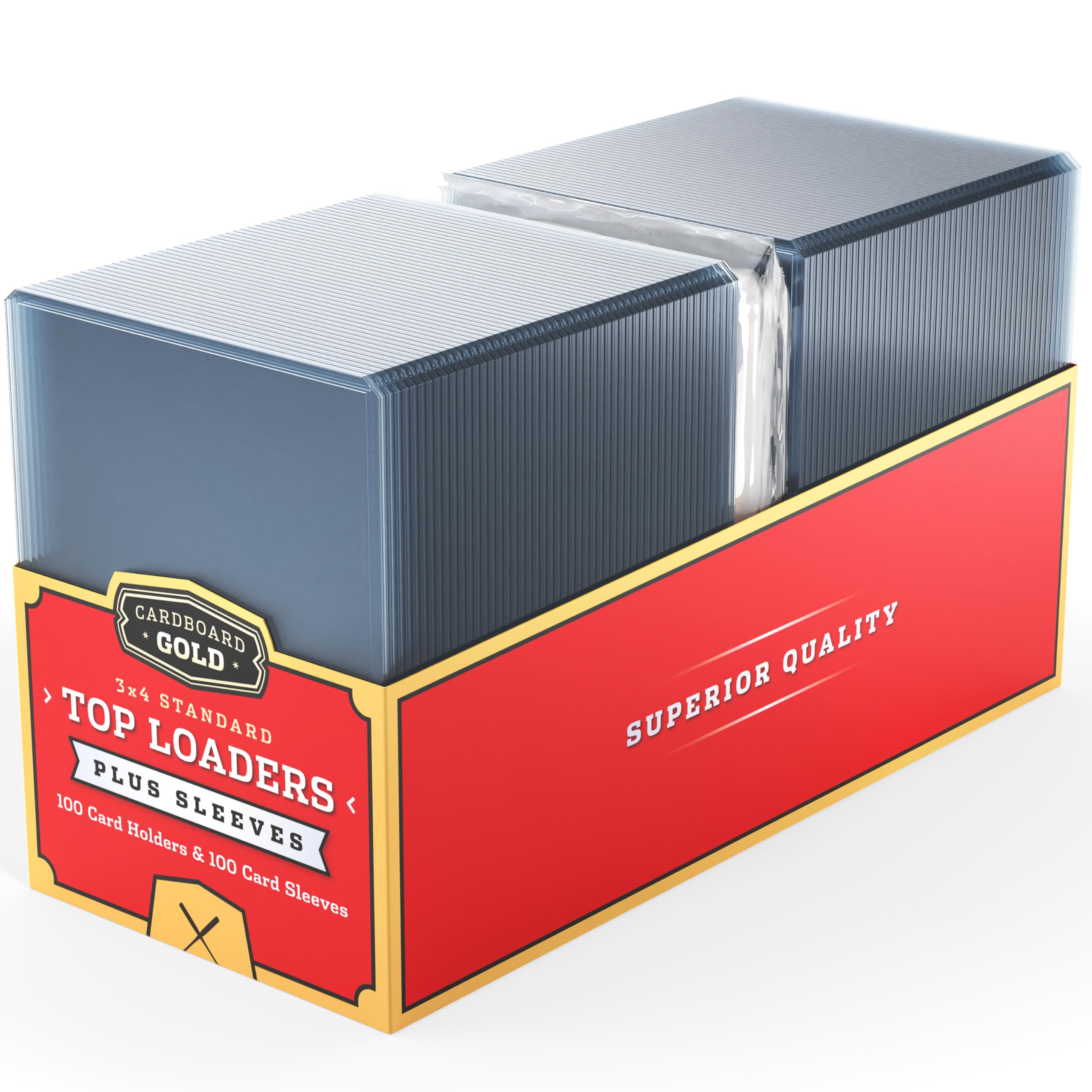 Amazon.com: Cardboard Gold - 35pt Top Loaders for Cards with