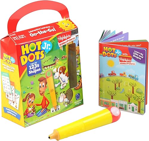 Miniatura 6 de Educational Insights Hot Dots Jr. Learn My ABCs with Highlights Libros de trabajo de aprendizaje en casa, Actividad de viaje para niños, Edades 3+