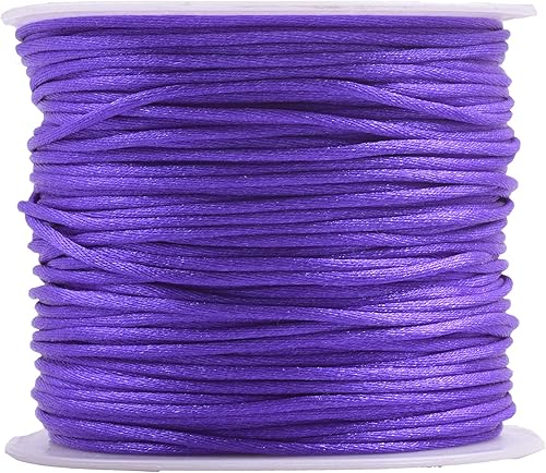 Vista 65 de KONMAY - Cuerda de nailon para hacer manualidades tipo bisutería, macramé o crochet, joyería, nudos chinos, Kumihimo, disponible en varios tamaños