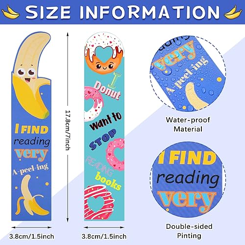 Miniatura 2 de Geyee 144 marcapáginas perfumadas con frutas para rascar y oler divertidos para el aula, a granel para niños, estudiantes, adolescentes, escuela, 24