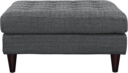 Miniatura 135 de Modway Sofá biplaza Empress en tela tapizada moderna de mediados de siglo, gris Gris,Laguna,Gris,claro,Celeste,verde azulado,Beige,Atomic Rojo