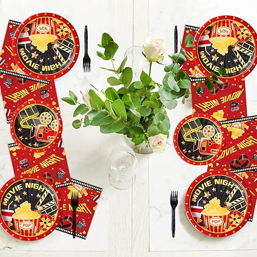 Miniatura 28 de gisgfim 96 piezas de suministros de fiesta de cumpleaños de pollo, platos de papel, servilletas de fiesta temática de pollo, decoraciones