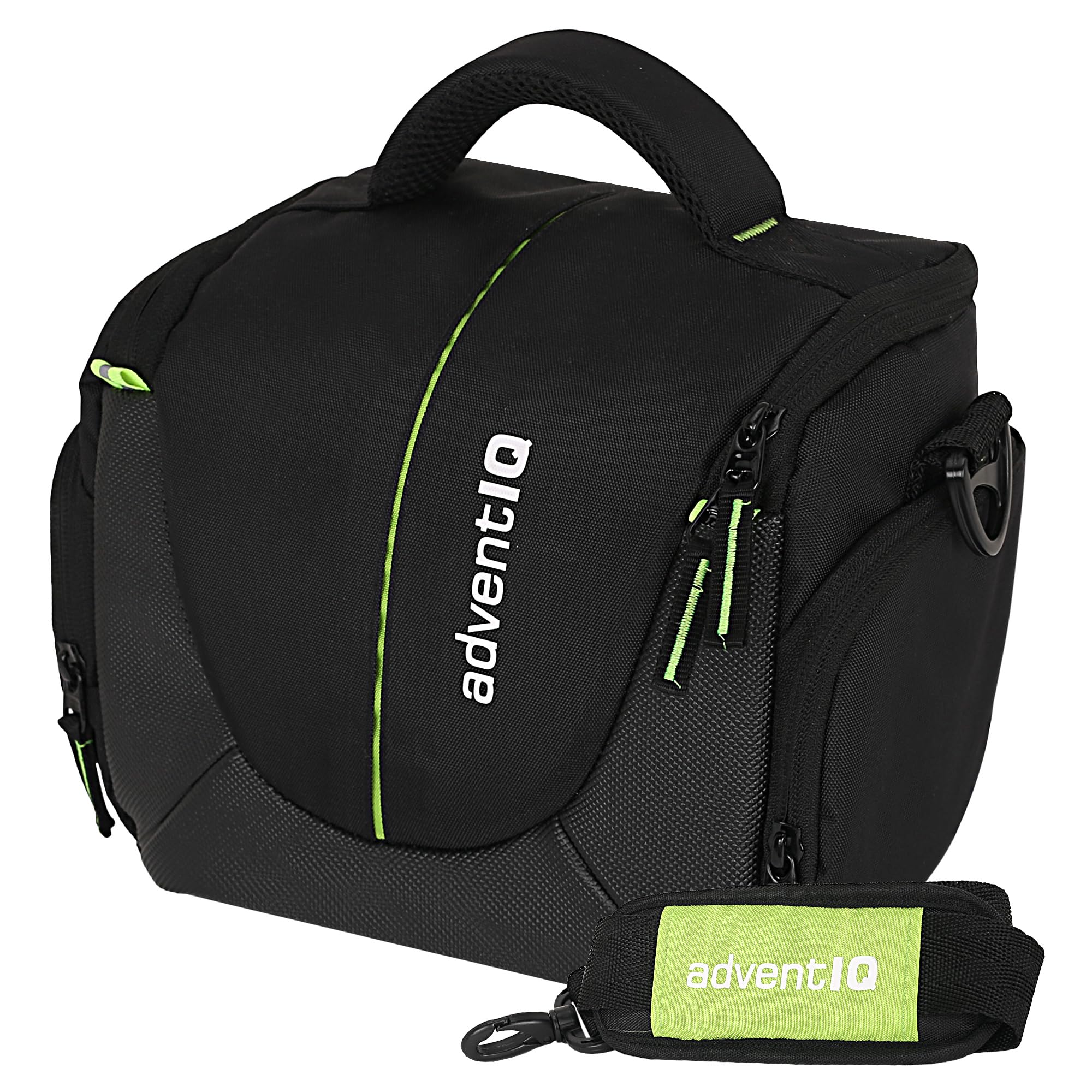 Compact Captura Pro 0297 Camera Bag for DSLR & Mirrorless – Fits Nikon, Canon, Sony – Camera Bag for Travel – Shockproof Sling Case for Lens – Water-Resistant (Black Green)-image-19