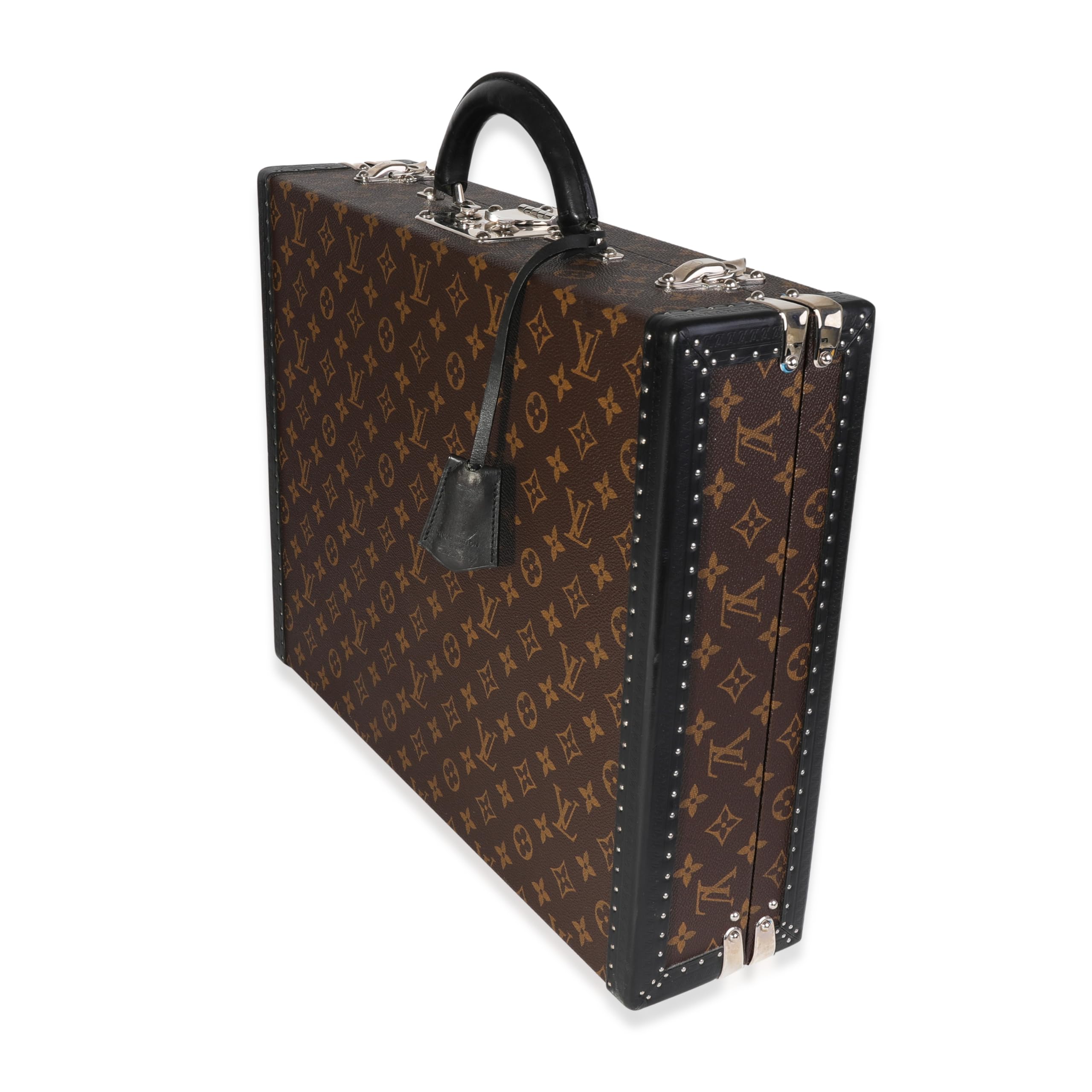 Louis Vuitton, Pre-Loved Monogram Macassar President Briefcase