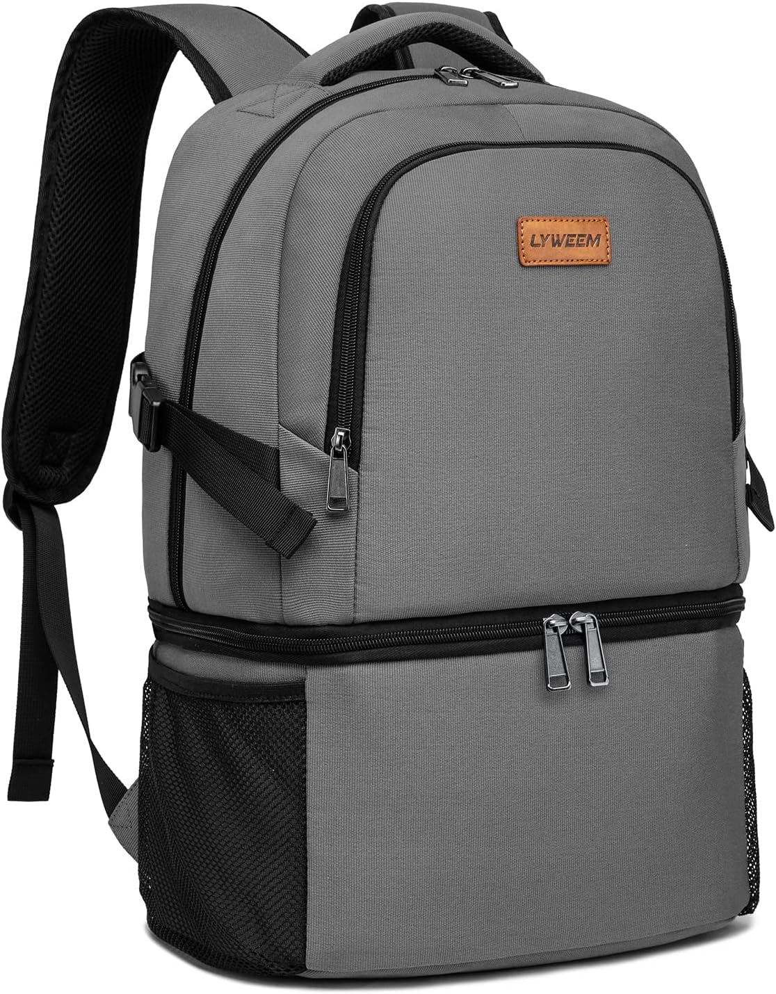 LyweemCooler Backpack Insulated Leak Proof 38 Cans Lightweight Lunch Backpack Cooler for Men Women Small Soft Cooler Bag