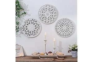 Wondersome White Wood Wall Decor
