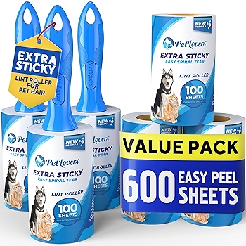 宠物毛发去除粘毛滚筒超值套装 420片 6个装