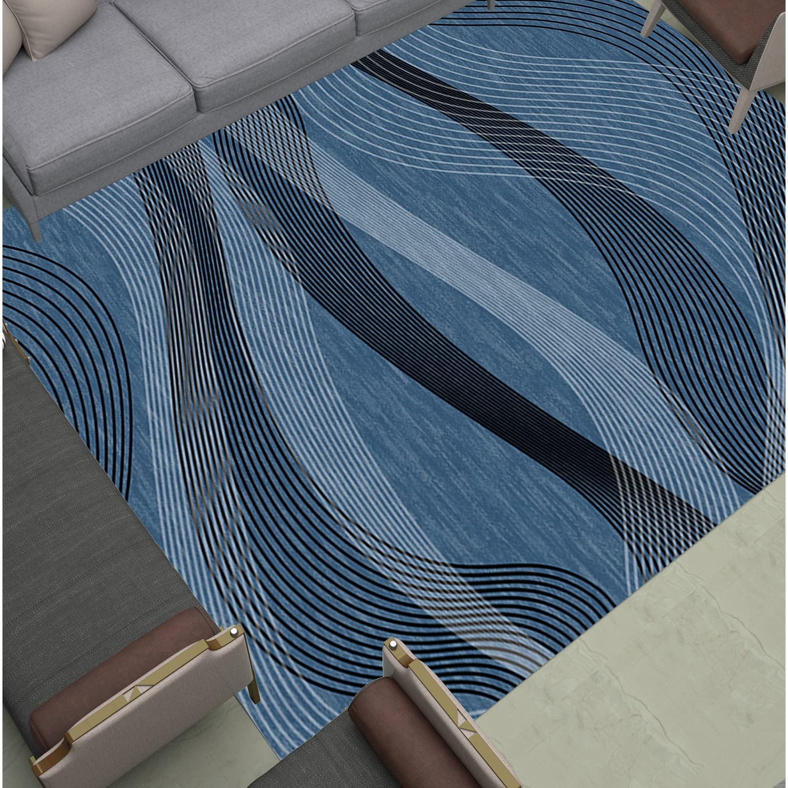 Tapis de cuisine antidérapant 60x100cm tapis intérieur extérieur