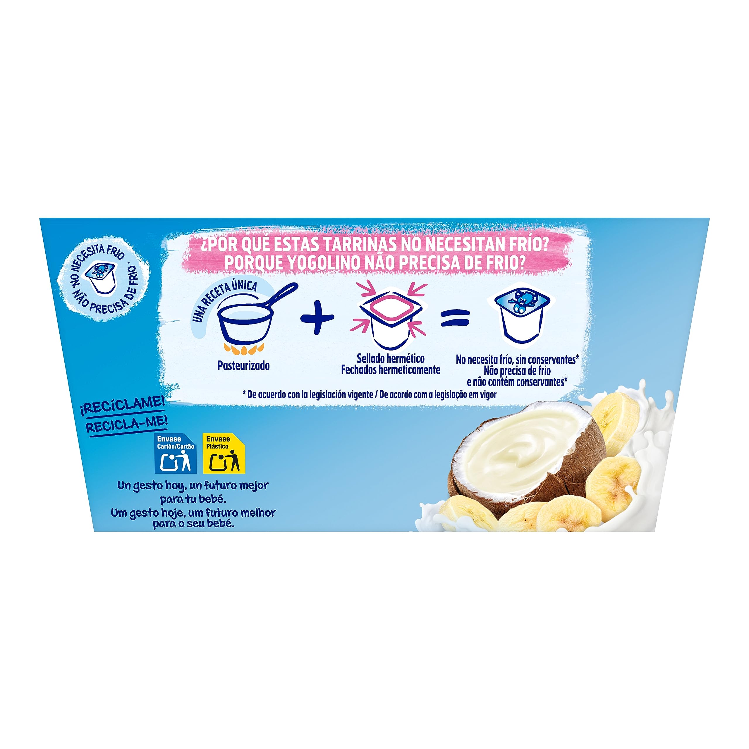 NESTLE YOGOLINO Coco Plátano 4x90g od 6 miesięcy