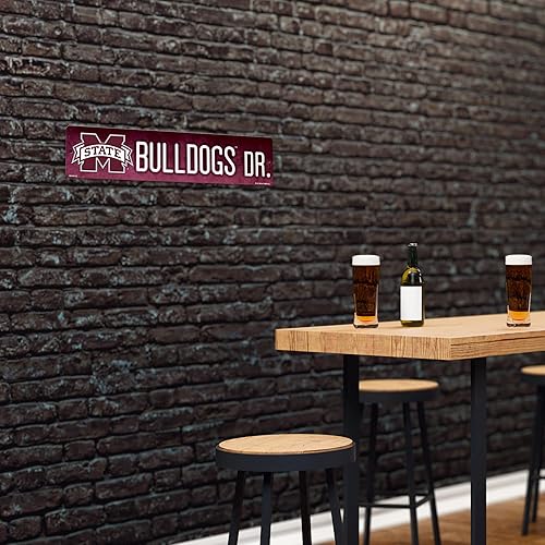 Vista 205 de Rico Industries Letrero de plástico de la NCAA de plástico de 4 x 16 pulgadas Alternativo