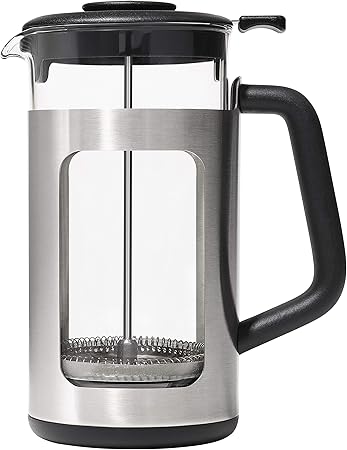 OXO Brew Stainless Steel French Press Coffee Maker – 32oz