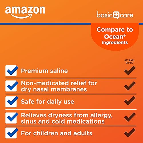 Miniatura 3 de Yaxa Basic Care Spray hidratante nasal salino premium, alivio no medicado para nariz seca e irritada, 3 onzas líquidas (paquete de 1)