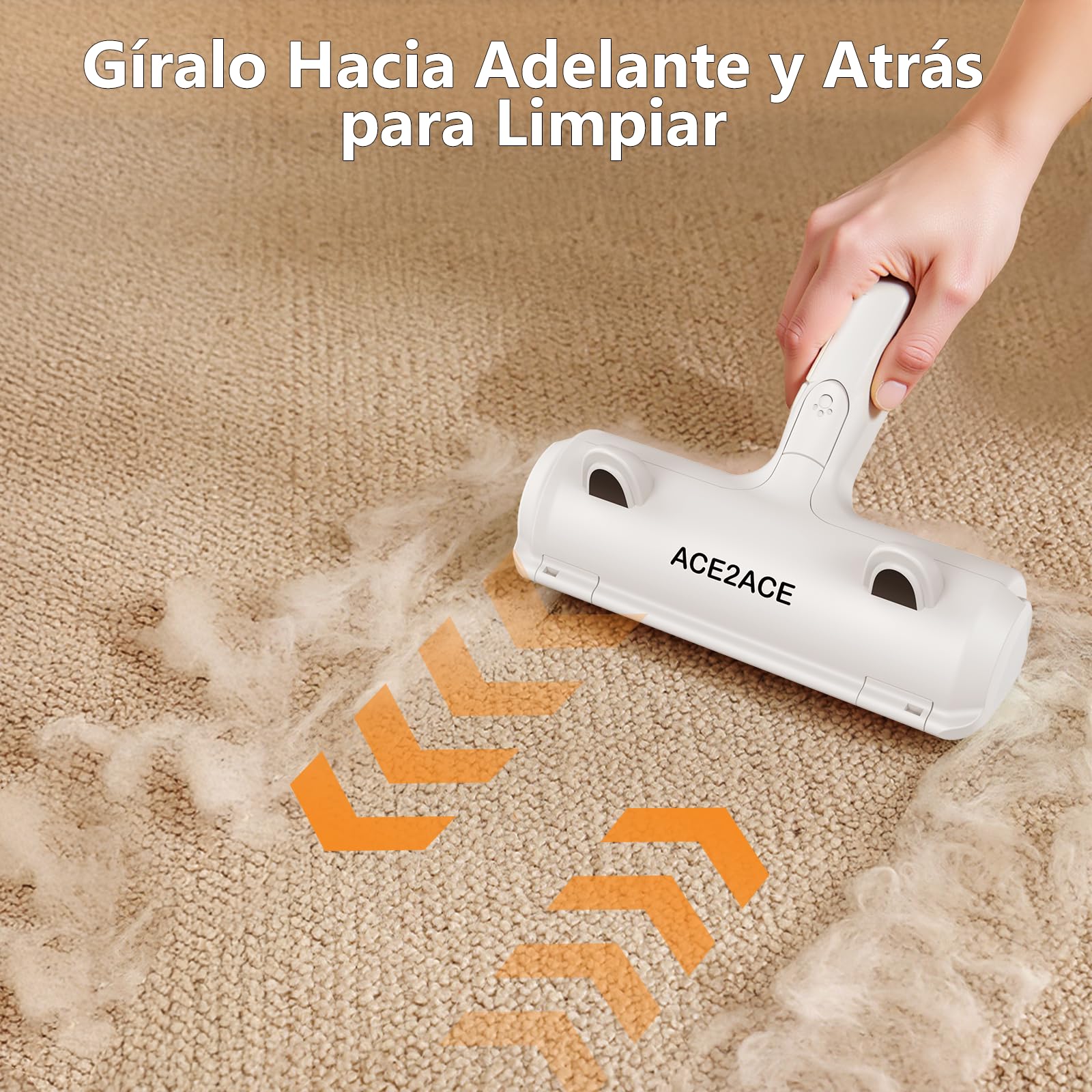 ACE2ACE Quitapelos Rodillos para Mascotas Reutilizable Cepillos Depilación para Alfombras Ropa y Sofá