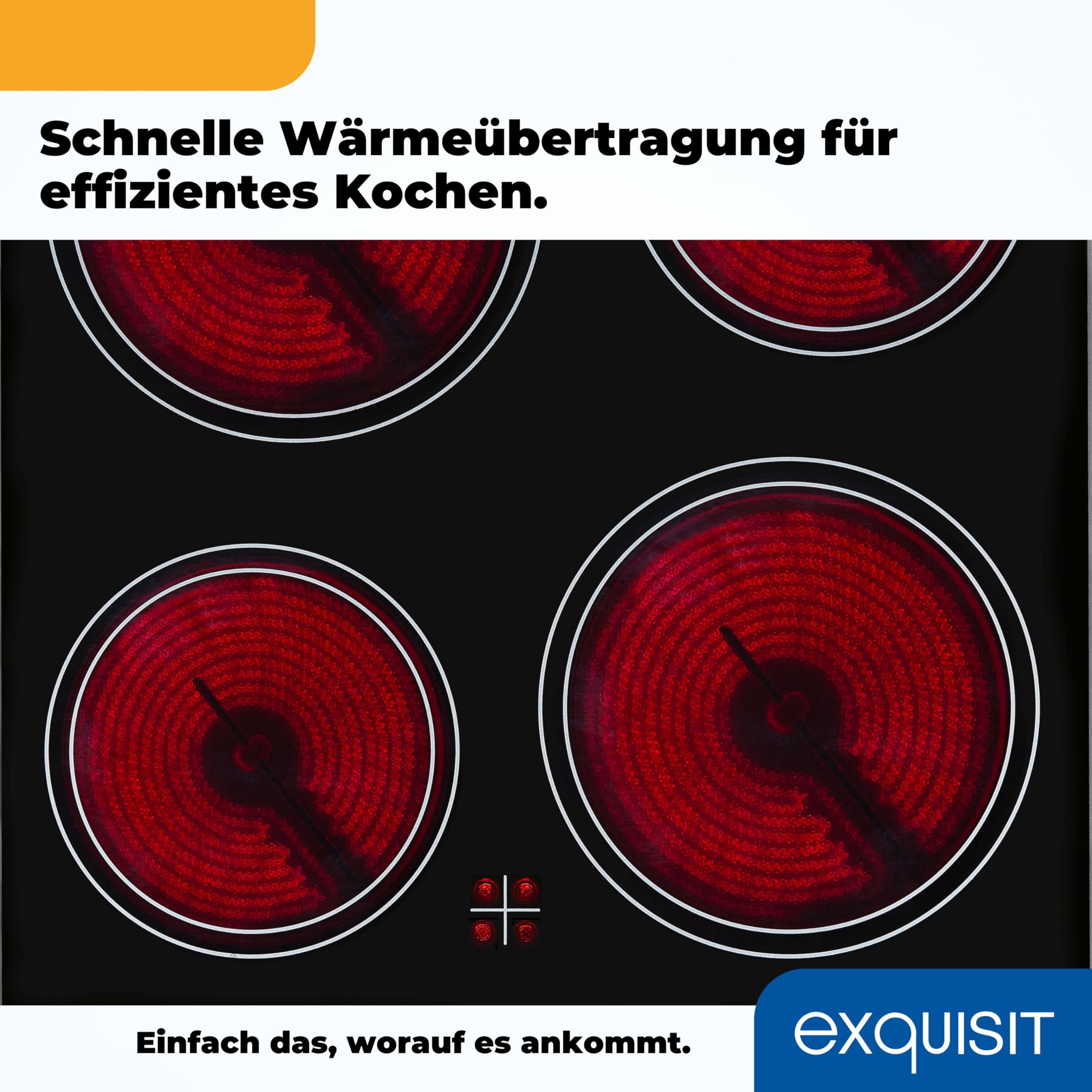 Exquisit Standherd ECM 5-4.1 50 cm Inox Umluft Grill Energieeffizienzklasse A