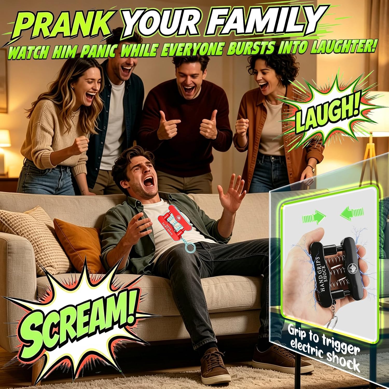 8Pcs Electric Shock Prank Toys, 4 Modes with 2 Each, Make Life Fun image 5