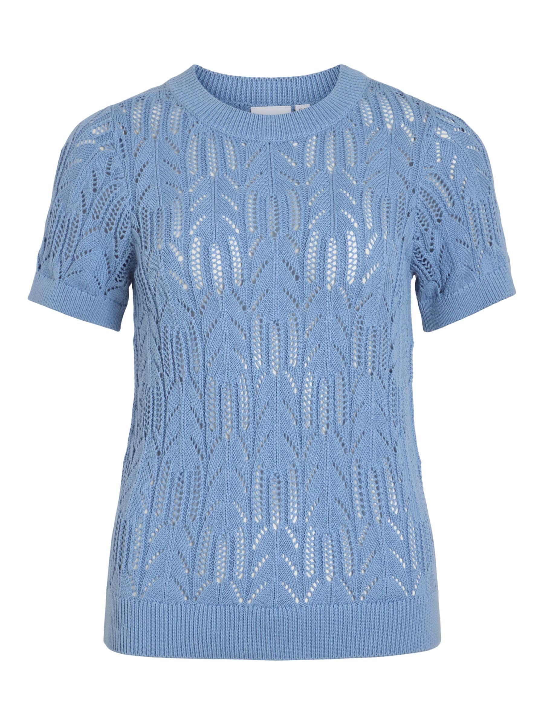 Vila Female Strickoberteil Kurzarm