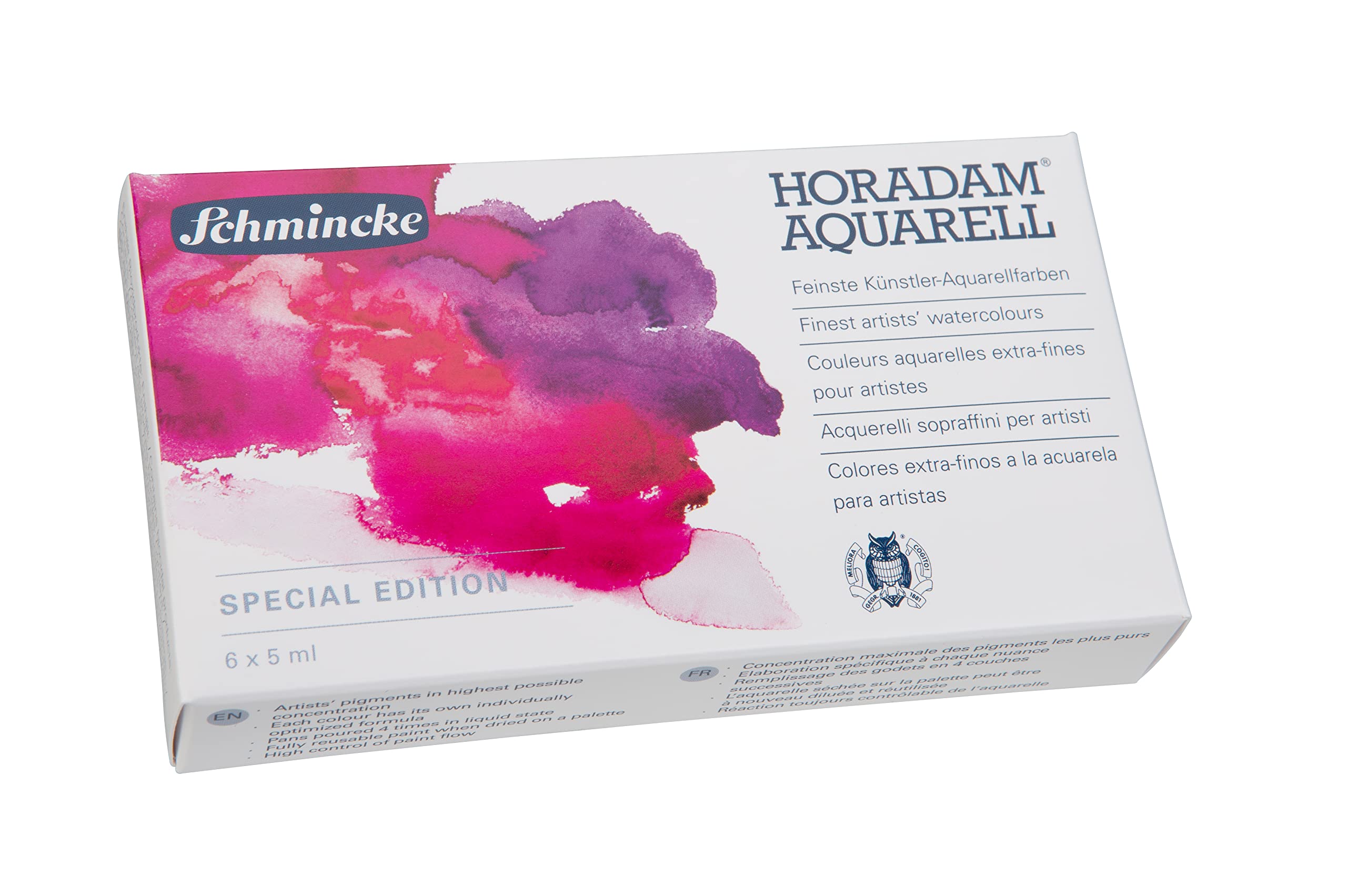 Amazon | Schmincke シュミンケ 水彩絵具 パレット付6PCセット 74870