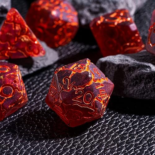 Miniatura 160 de Juego de dados de queso, juego de dados DND poliédricos de resina amarilla para juegos de rol D&D y otros juegos de mesa Dados