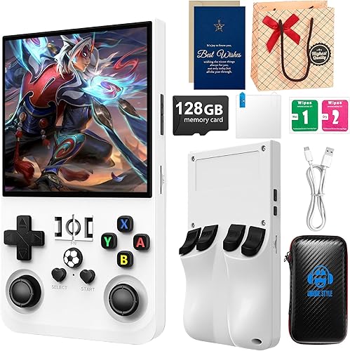 R36MAX 2025 - Consola de juegos portátil retro, pantalla IPS 4K HD de 4.0 pulgadas, sistema Linux de código abierto, más de 18000 juegos