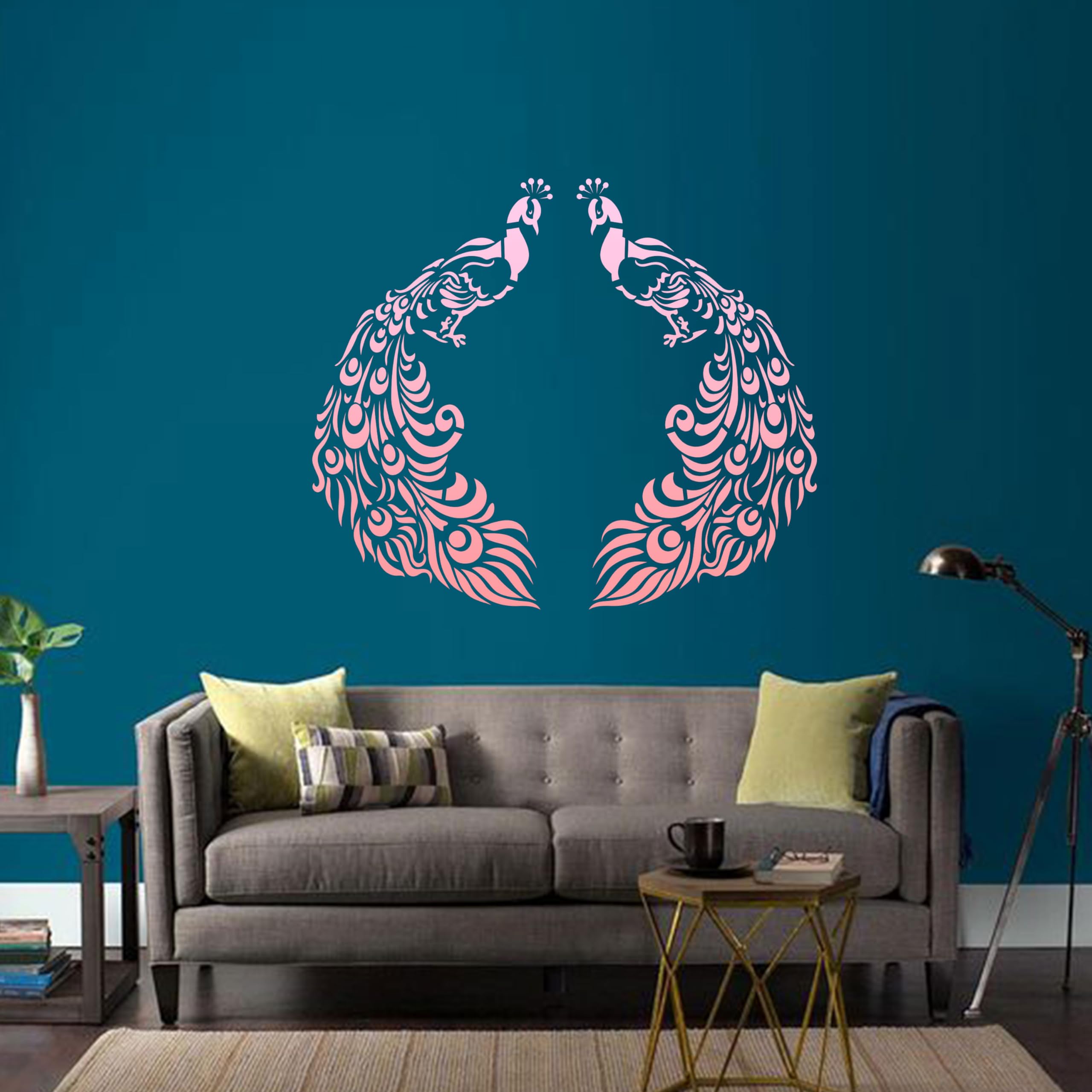 StenCart Stencil for Wall Painting Home Classy Peacock Reusable Wall Stencil Design for Wall Decoration(16inch x 24inch)–DIY Reusable Design Suitable for Home & Office (Pack of 1, (STC1624-014)) (B0C1HK6DSW) Amazon Price History, Amazon Price Tracker