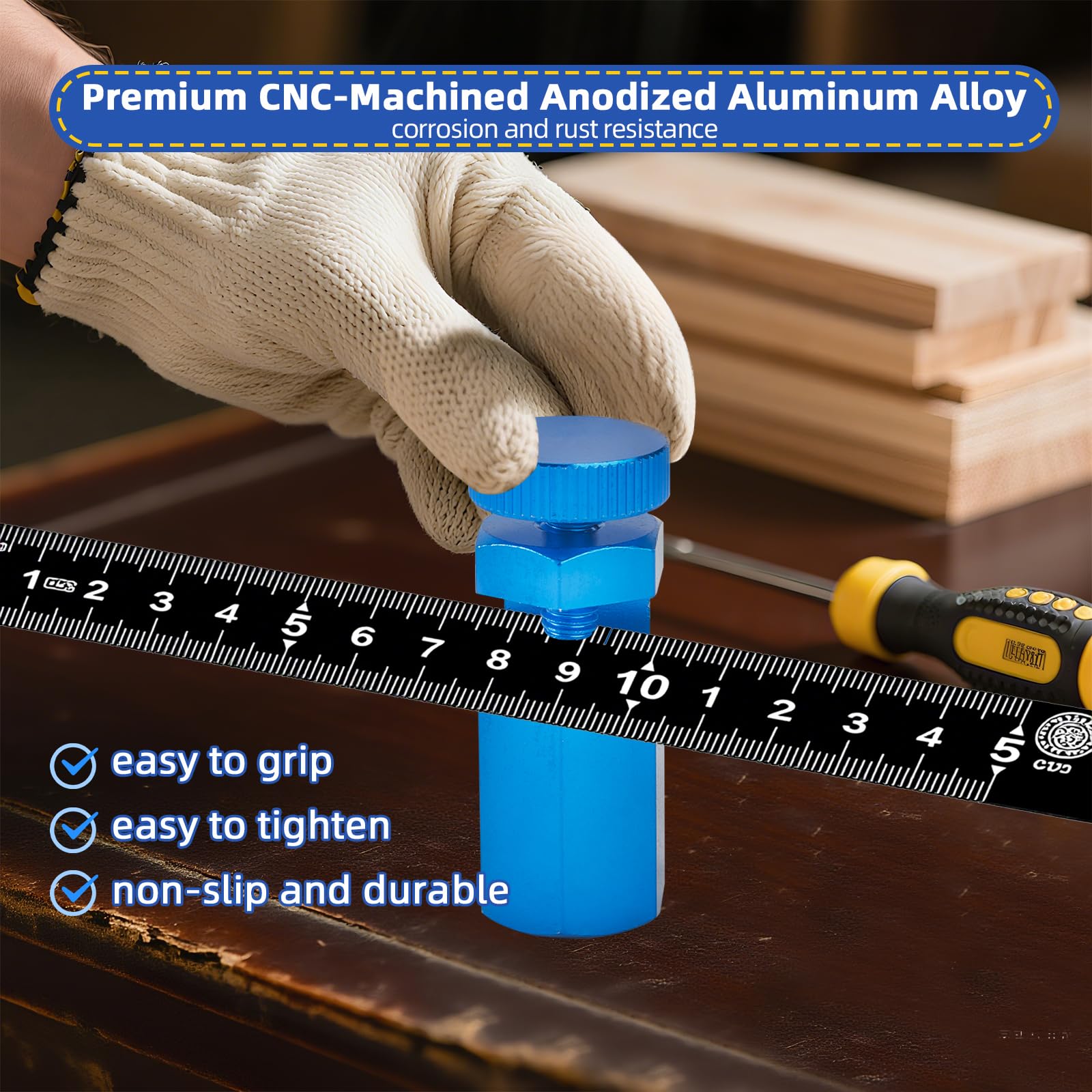 Stair Gauge for Framing Square - Precision Layout Tool -5