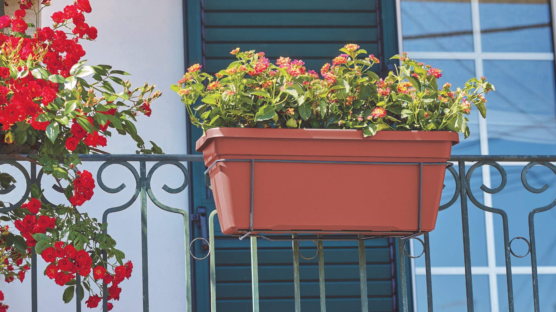 ARTEVASI Venezia Fioriera 80cm Con Auto-irrigazione Hydrum - Per Interno/Esterno, Antracite, Copertura Trasparente Inclusa