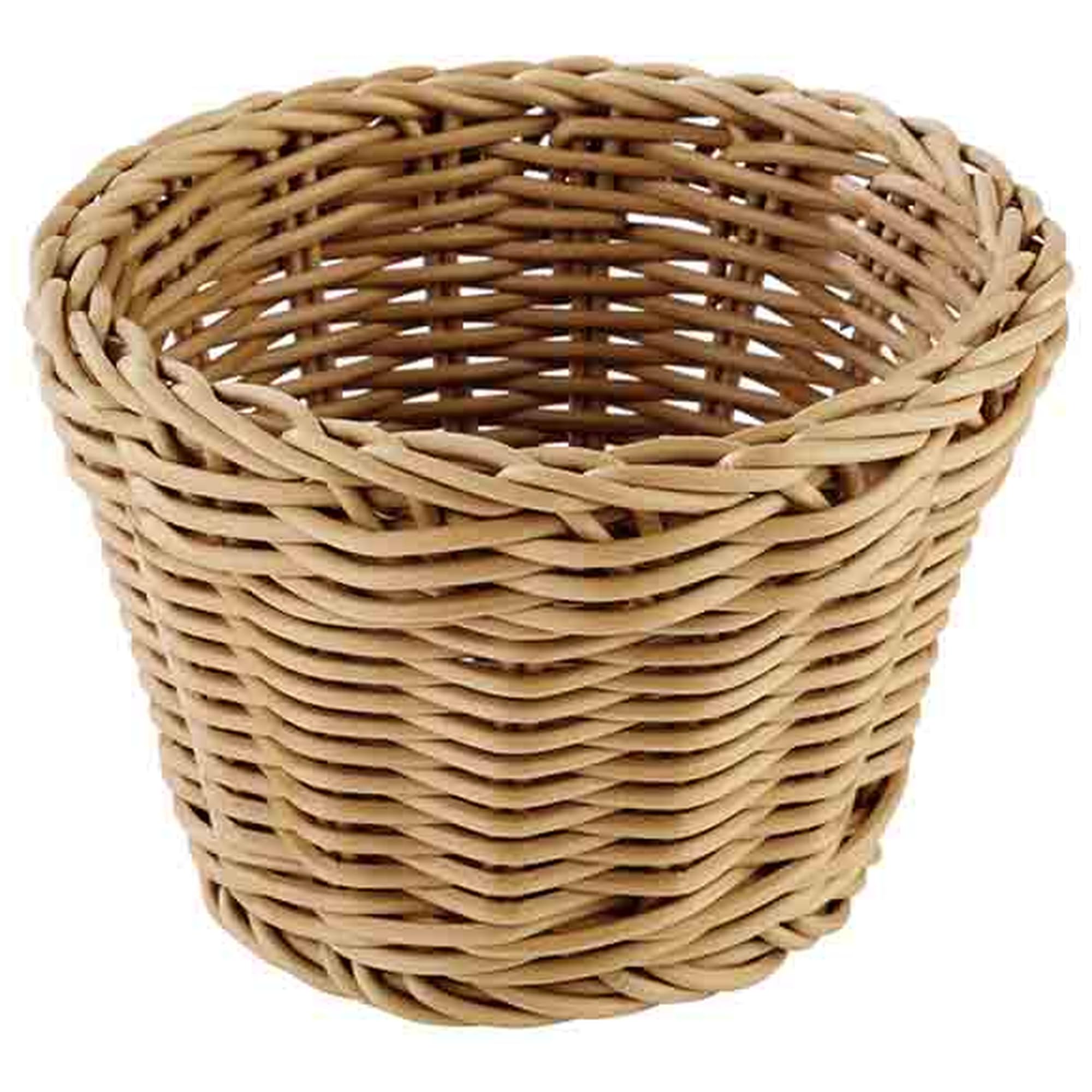 APS Polypropylene Basket Diameter 13 cm Height 10 cm Brown