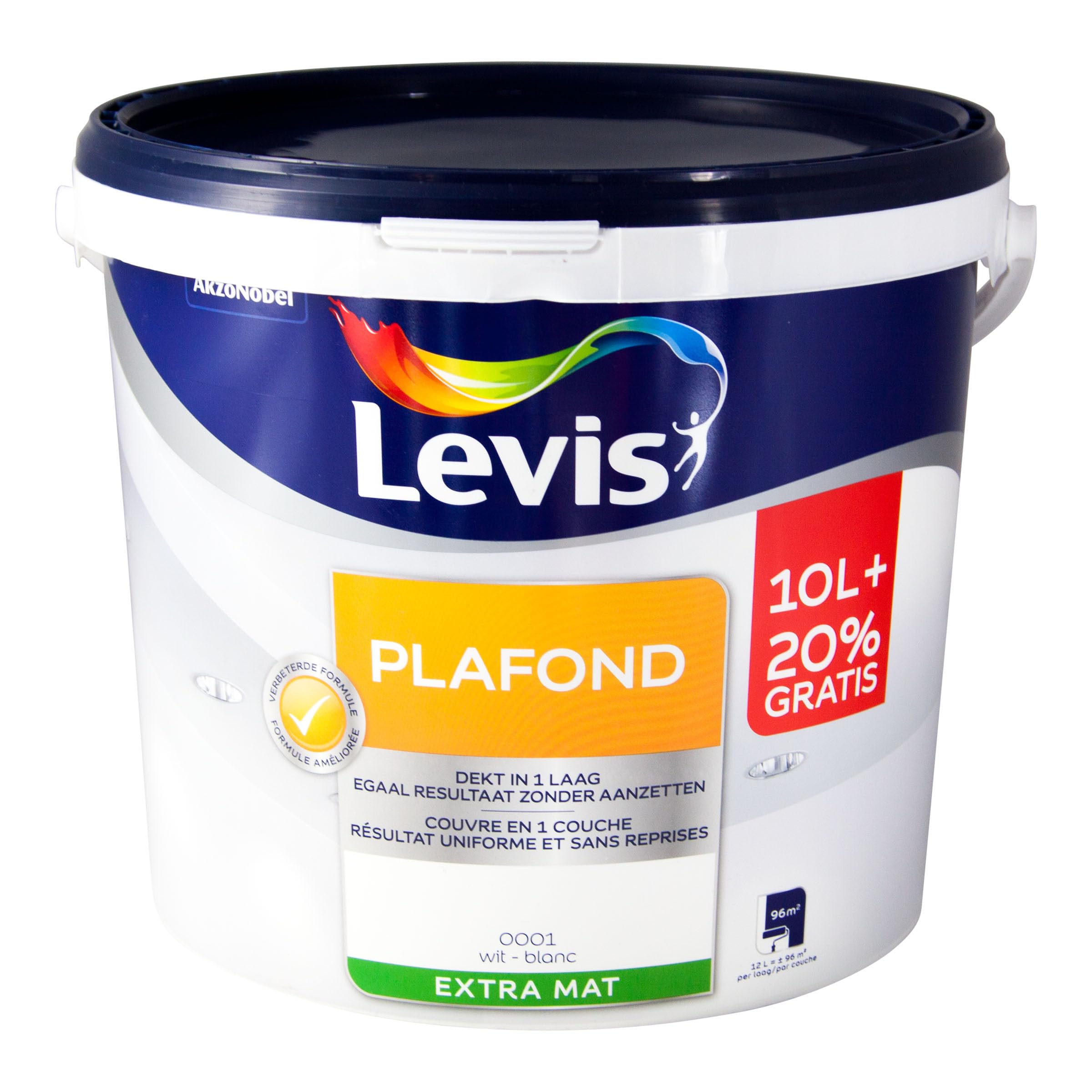 LEVIS Plafond - Blanc - 12 L