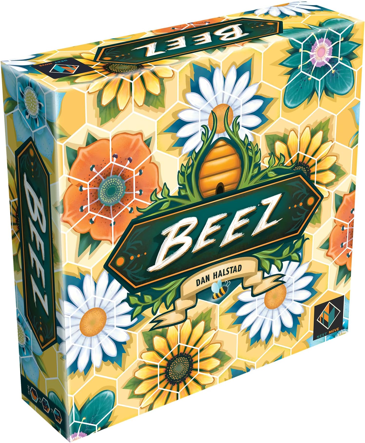 Plan B Games BEEZ: Abstract Strategy Board Game for 2 to 4 Players, Ages 8+