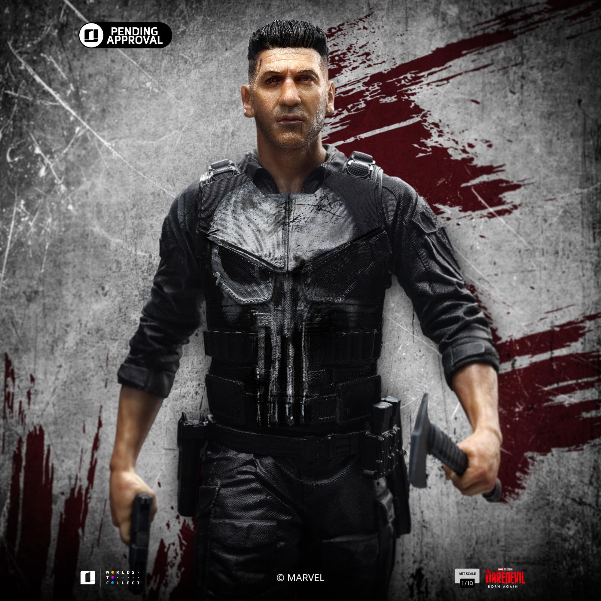 Iron Studios Punisher Daredevil: Born Again Art Skala 1/10 20 cm