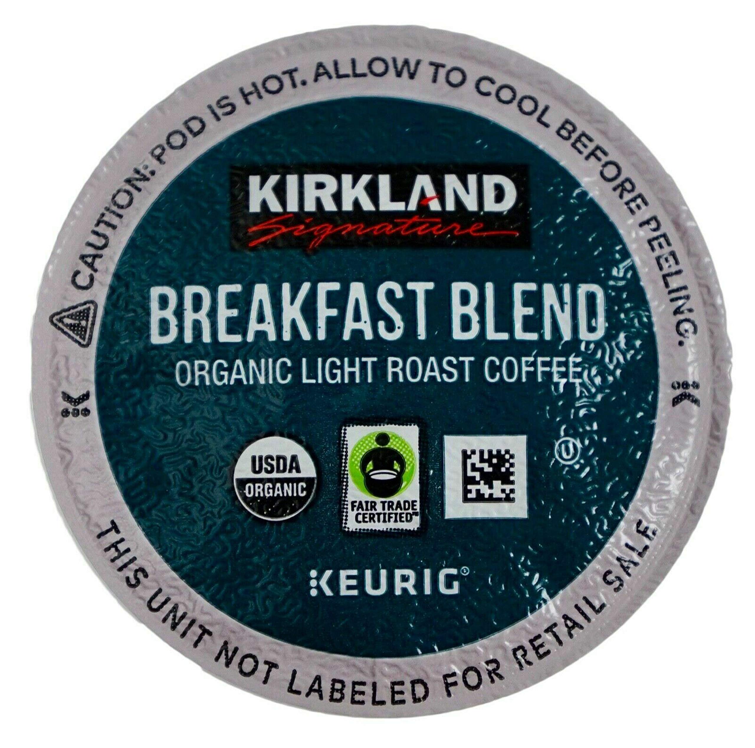 KIRKLAND Breakfast Blend Single-cup Coffee for Keurig K-cup Brewers, 50 Count