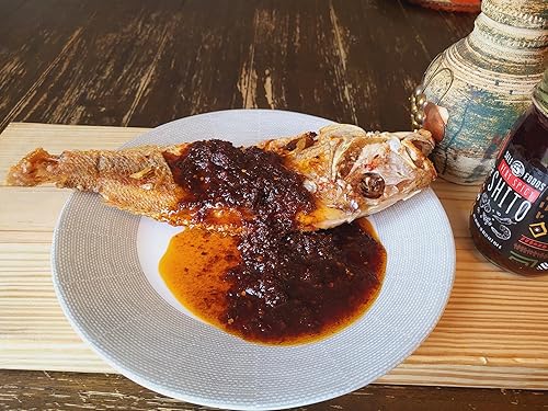 Miniatura 3 de Salsa Shitocondimento de mariscossalsa de chilesalsa de pimiento picante suave tarro de 16 onzas