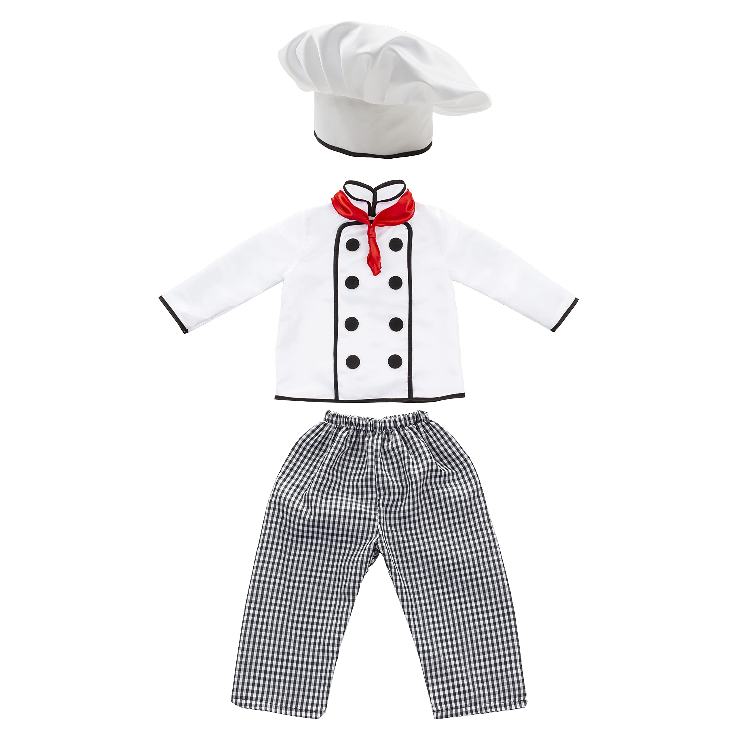 PEGASUS COSTUME CUOCO VESTITO CHEF CARNEVALE PRIMAINFANZIA DA 10 A 36 MESI