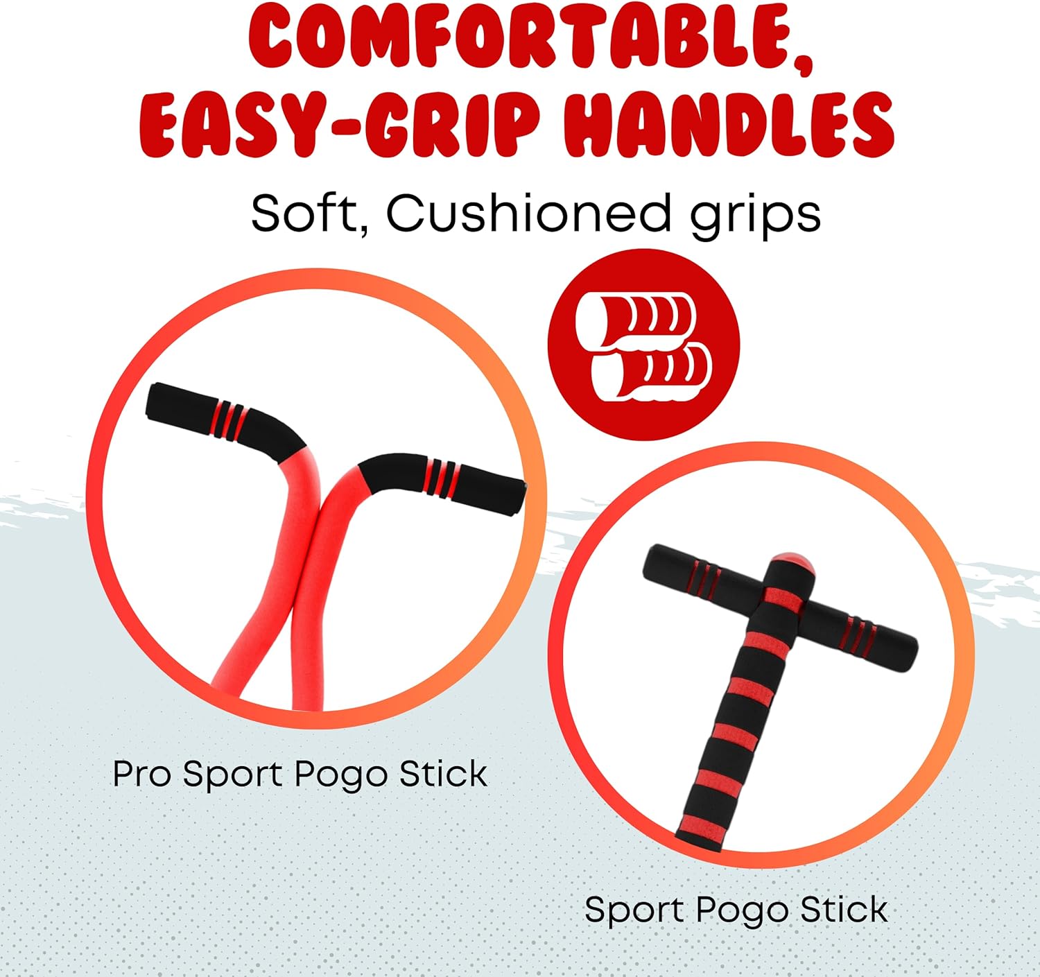 New Bounce Pogo Stick 2-Pack Combo – Kids Sport & Pro Pogo Sticks with Foam Grips – Beginner & Intermediate Models, Outdoor Active Toy for Boys & Girls