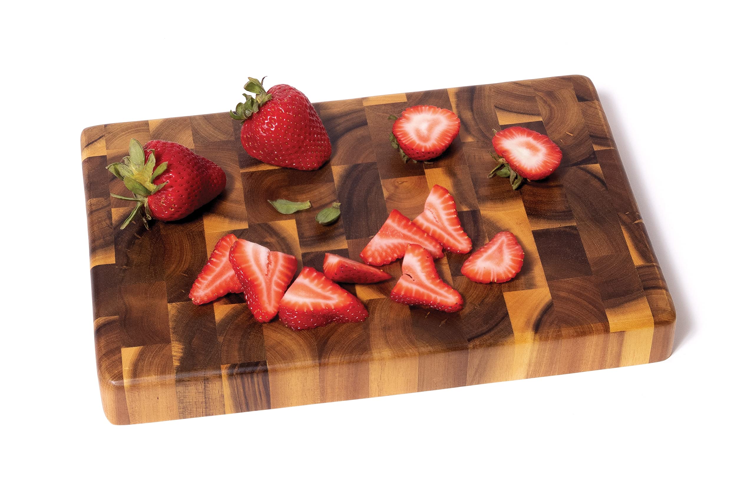 Lipper International 1280 Acacia End Grain Chopping Block, 12-inch Width